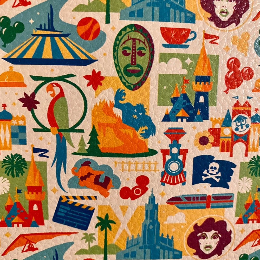 Disney Crossbody Bag Disney Parks AOP D-Tech